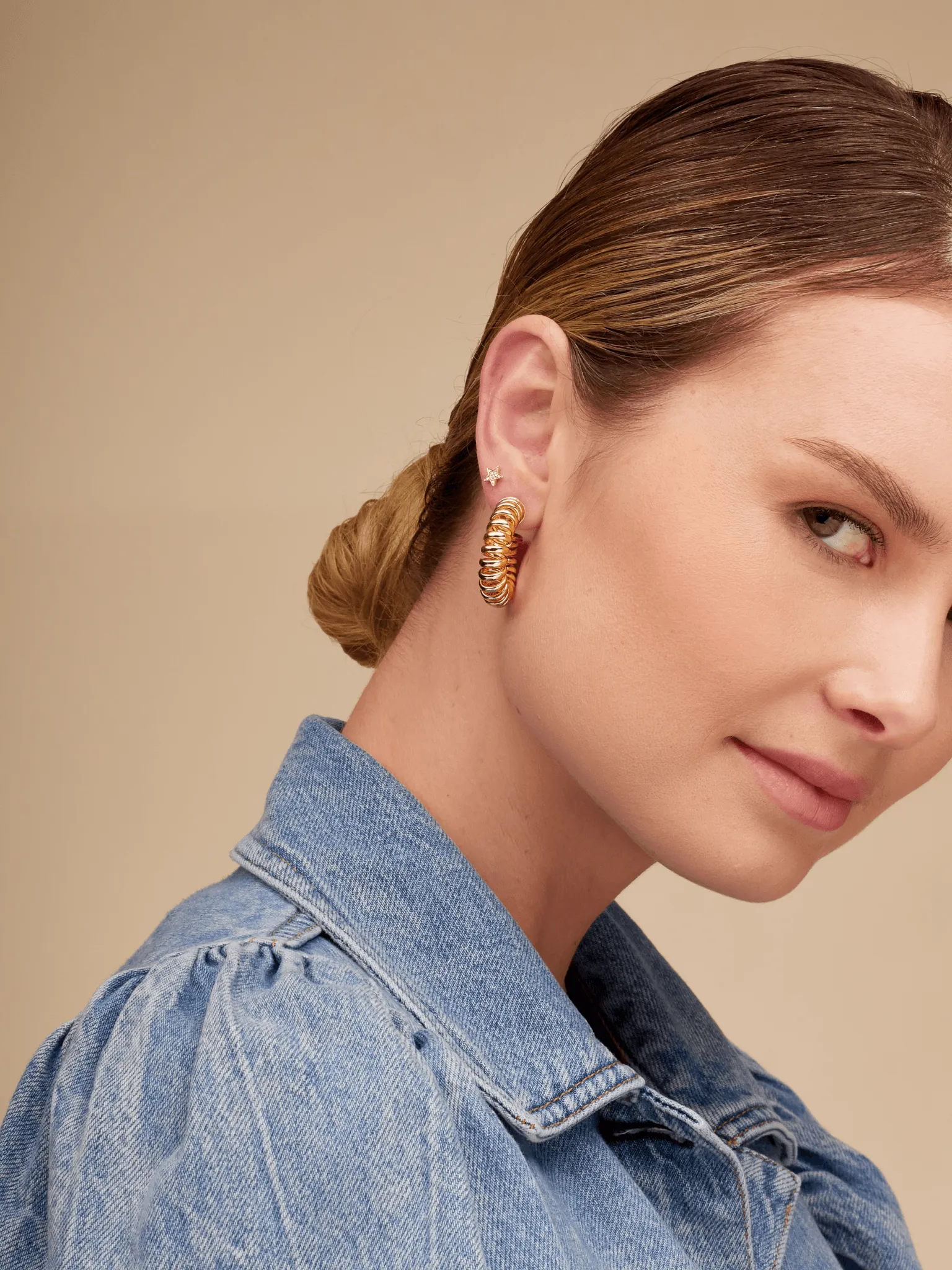 Spring Hoop Earrings