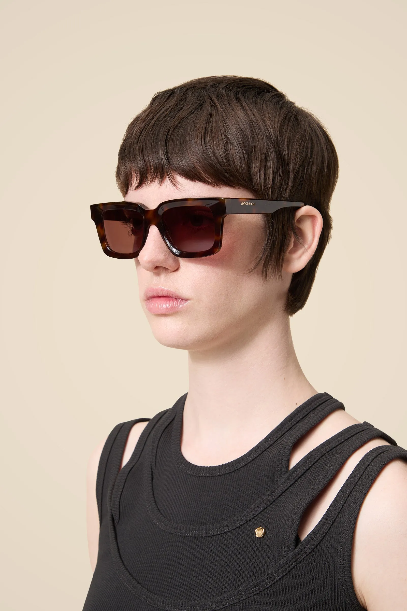 SQUARE ACETATE SUNGLASSES