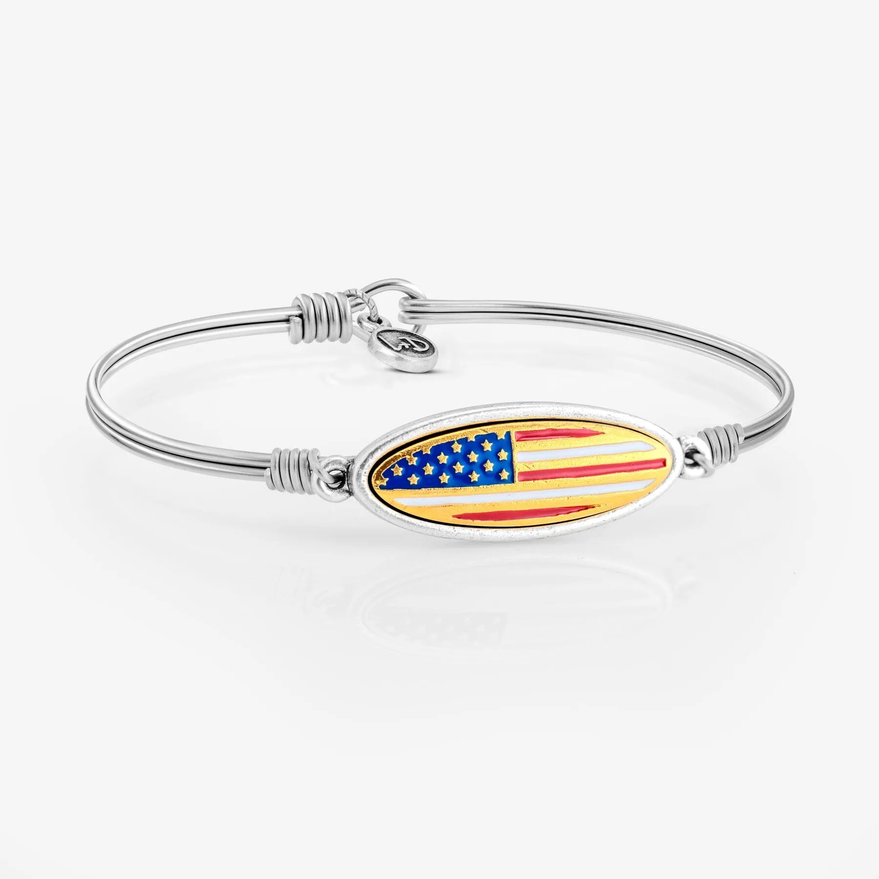 Stars & Stripes Bangle Bracelet