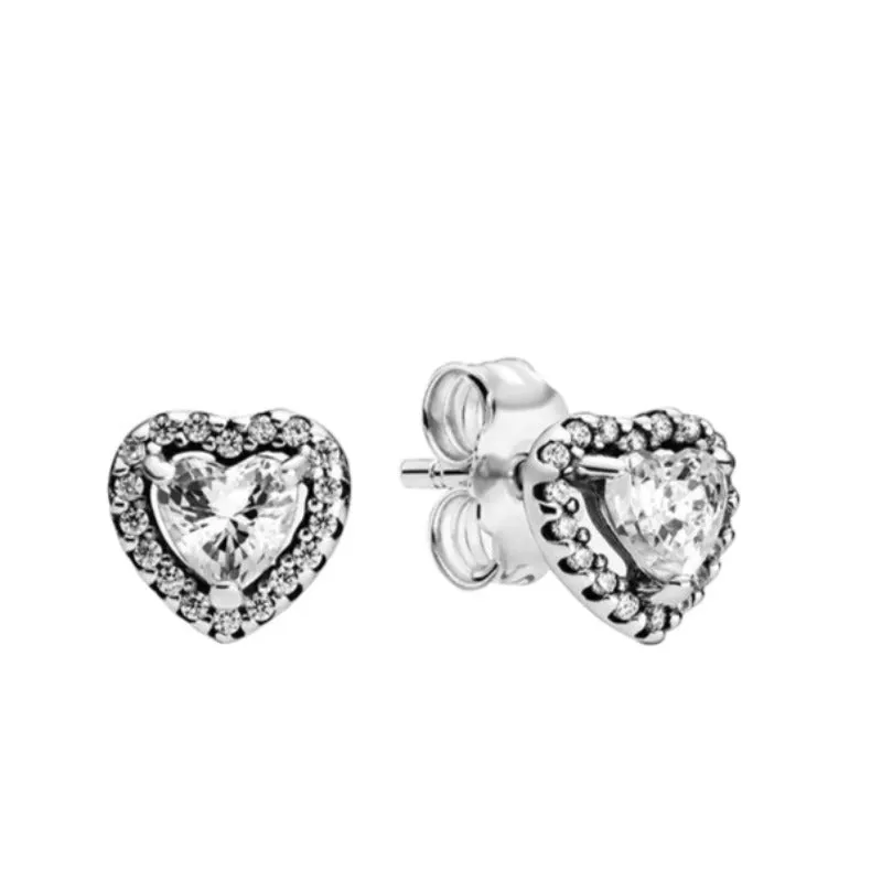 Sterling Silver Sparkling Charms Jewelry Earring