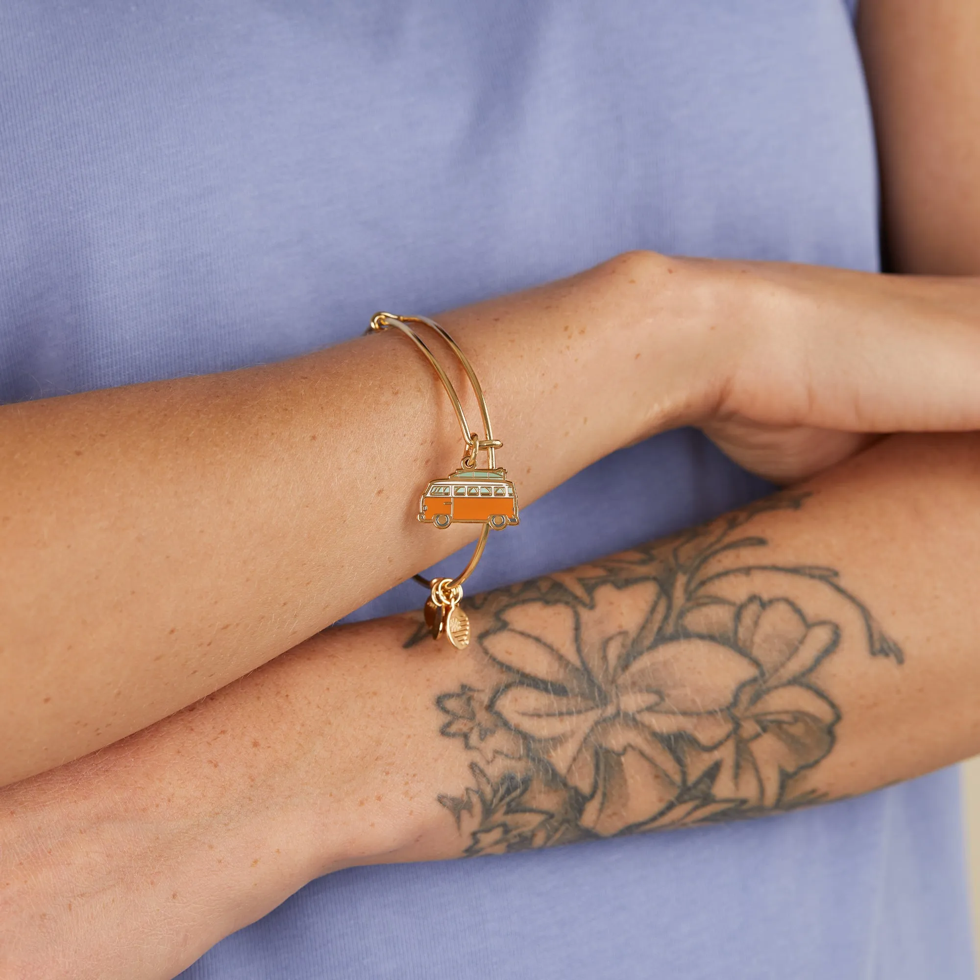 Surfer's Classic Van Charm Bangle