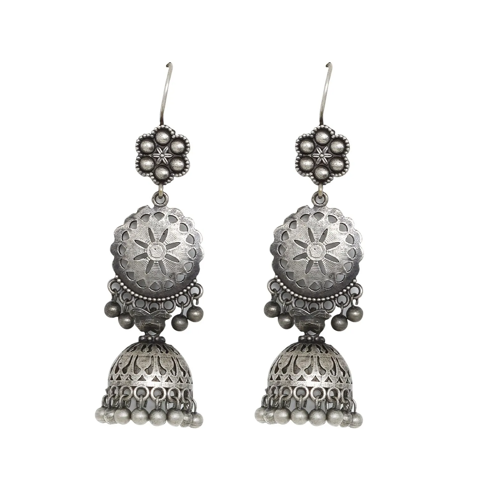 Teejh Ryka Silver Oxidised Jewelry Gift Set