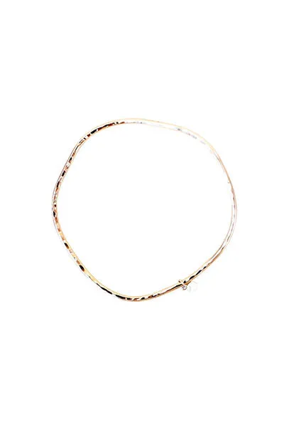 Ti Leaf Bangle - 14k