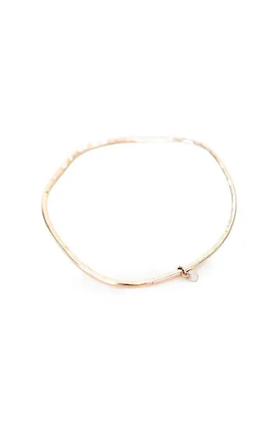 Ti Leaf Bangle - 14k