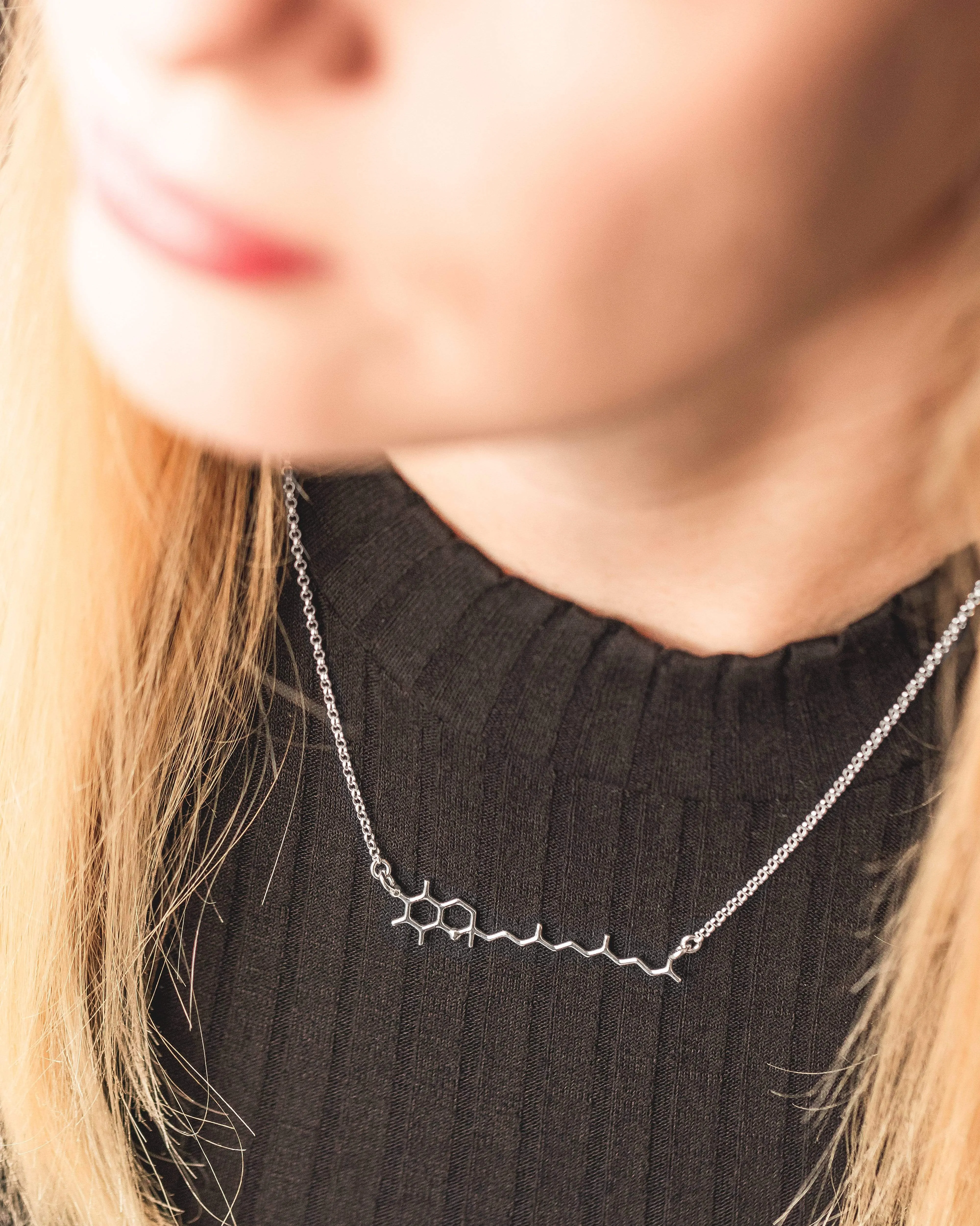 tocopherol necklace | silver