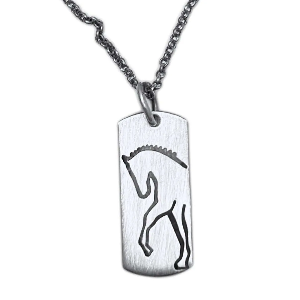 White Horse Necklace