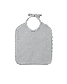 Woven Tie Bib – Periwinkle