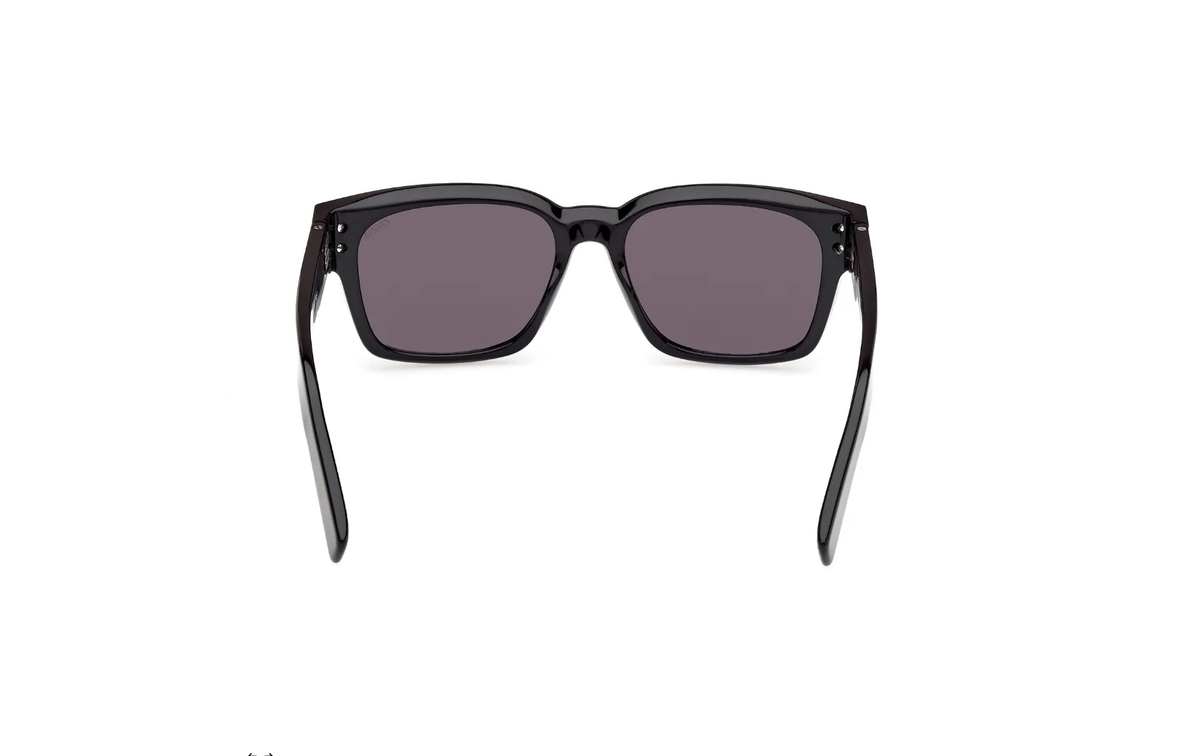 ZEGNA Acetate Rectangular Sunglasses (Black)